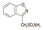 Pill image for zonisamide capsules, for oral administration