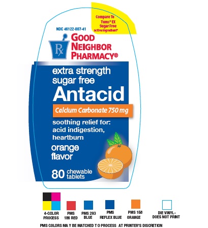 Pill image for Gnp Extra Strength Sugar Free Antacid 174