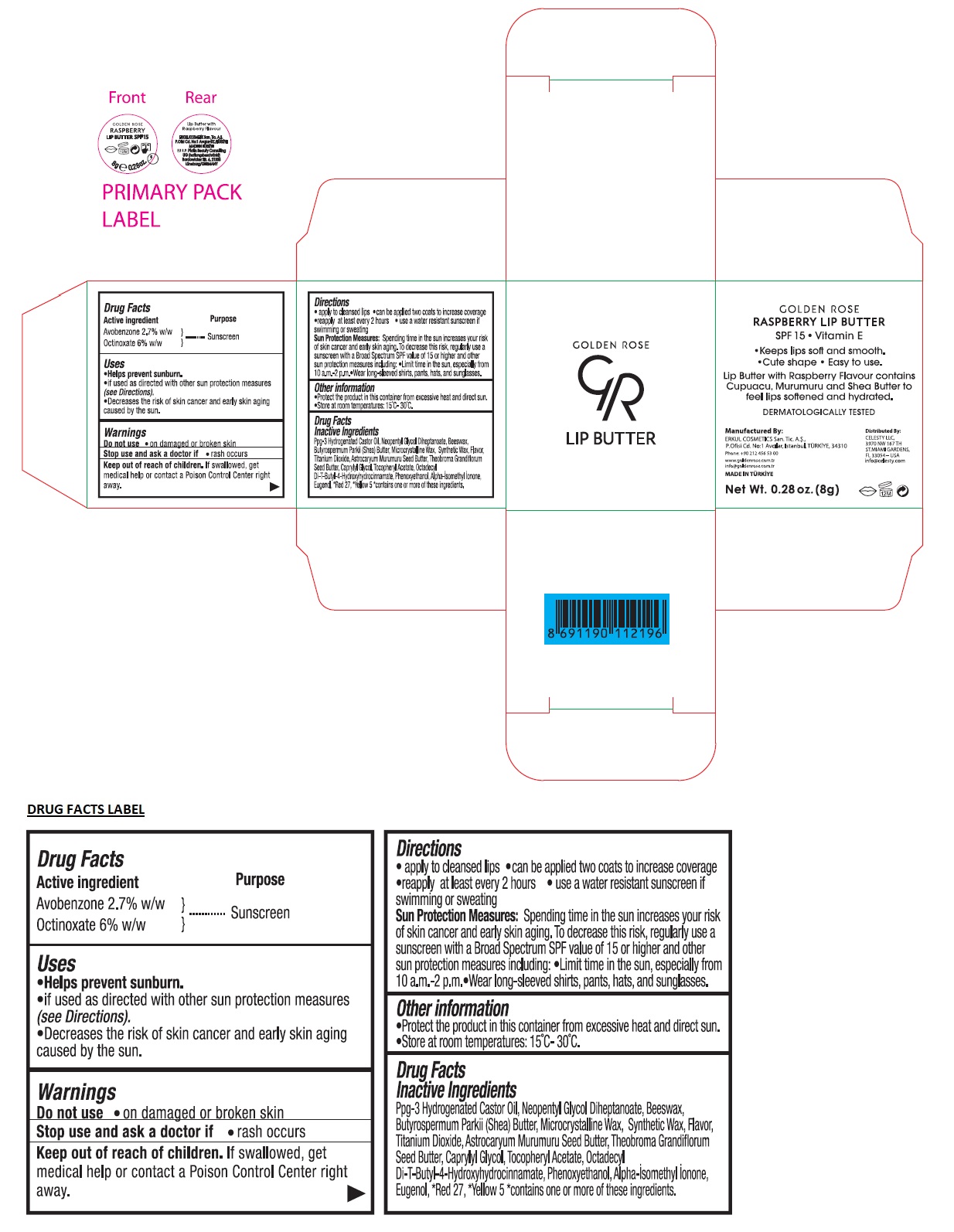 Pill image for Gr Lip Butter Raspberry Spf 15
