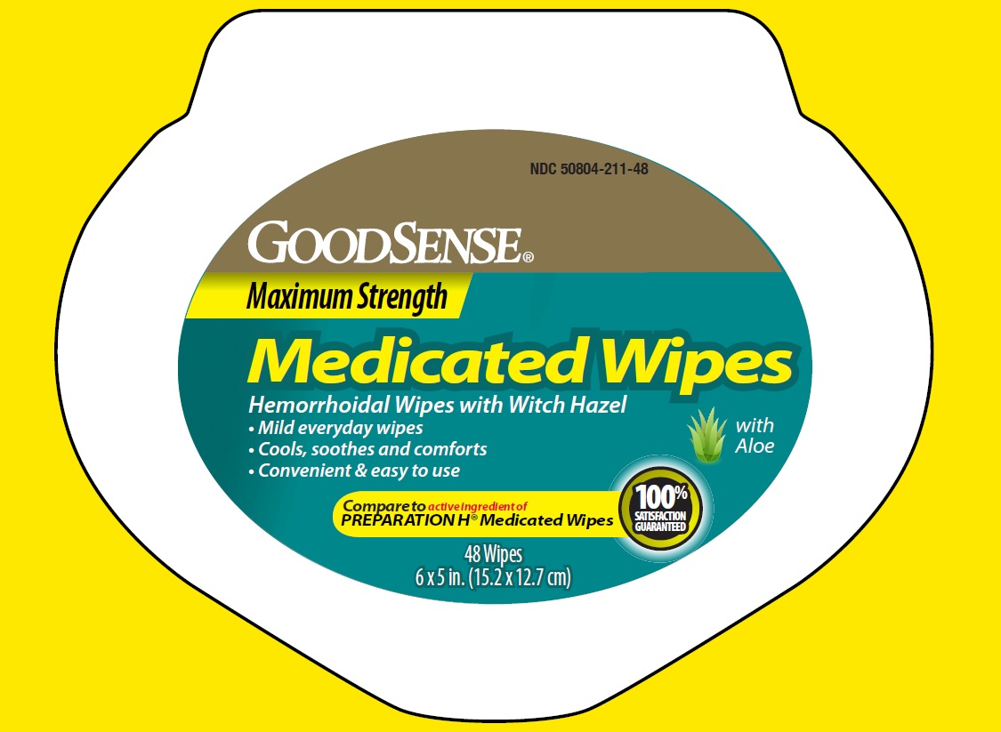 Pill image for Goodsense Maximum Strength Medicated Wipes