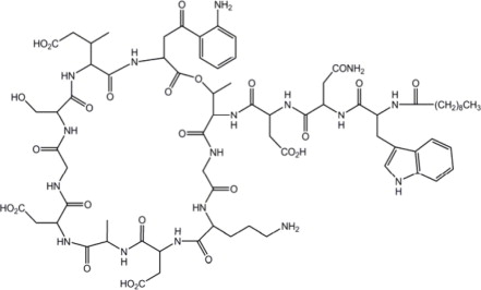 Pill image for These Highlights Do Not Include All The Information Needed To Use Daptomycin For Injection Safely And Effectively. See Full Prescribing Information For Daptomycin For Injection.