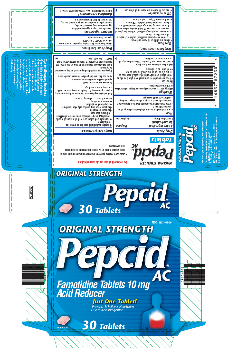 Pill image for pepcid ac