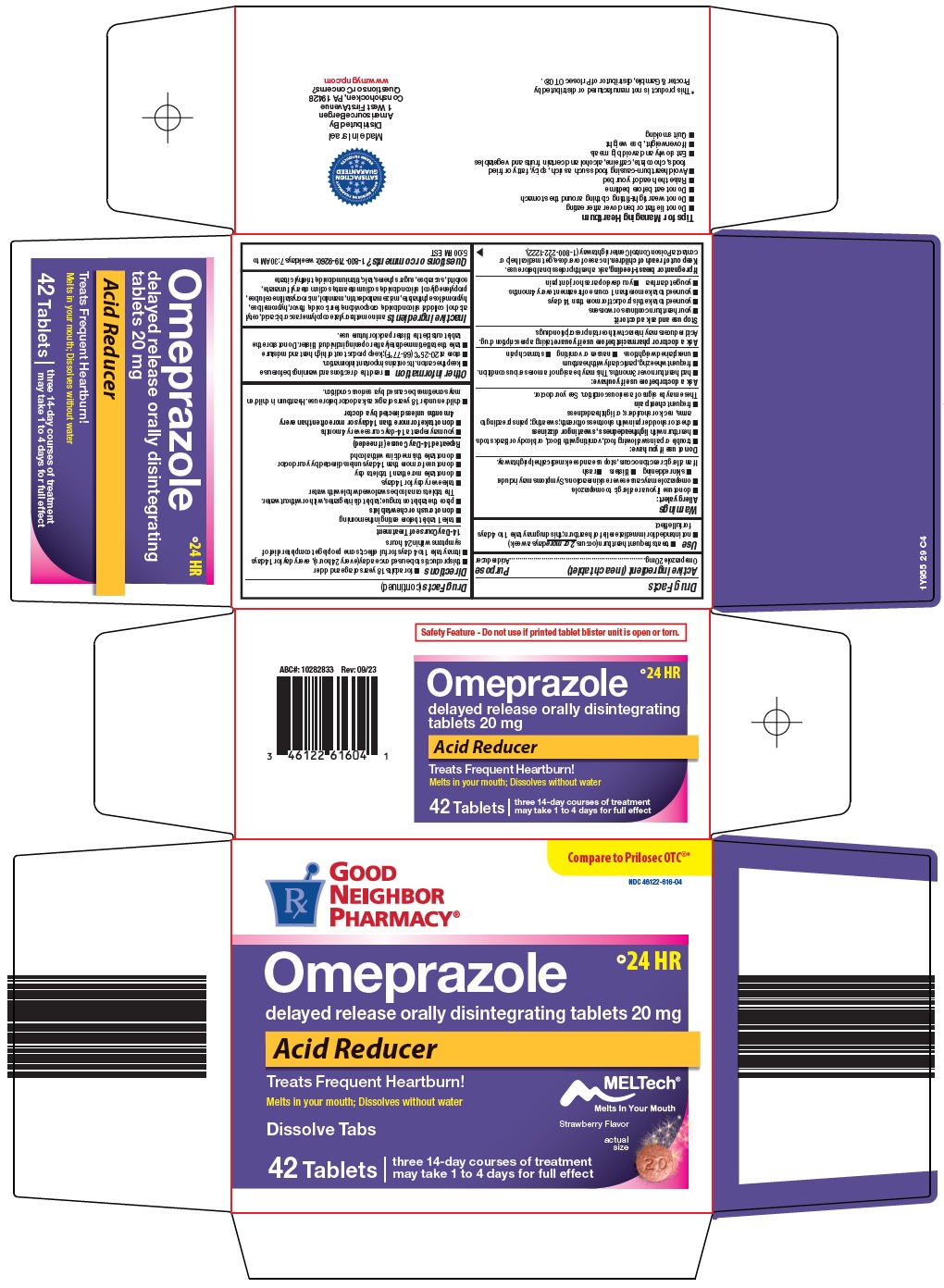 Pill image for Amerisource Bergen Omeprazole Drug Facts