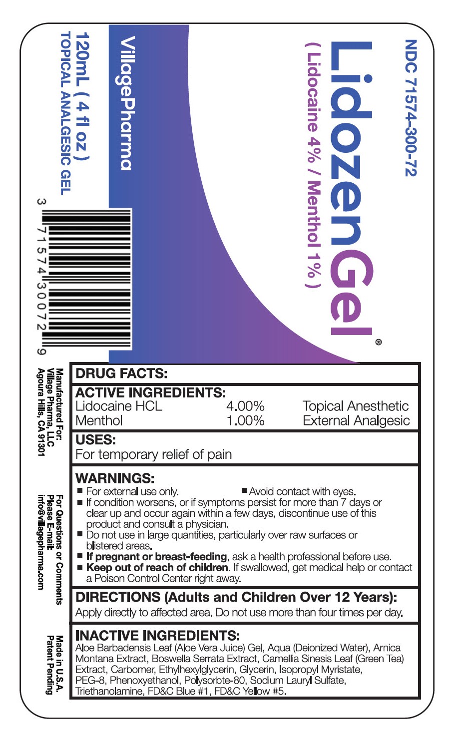 Pill image for Lidozen Gel