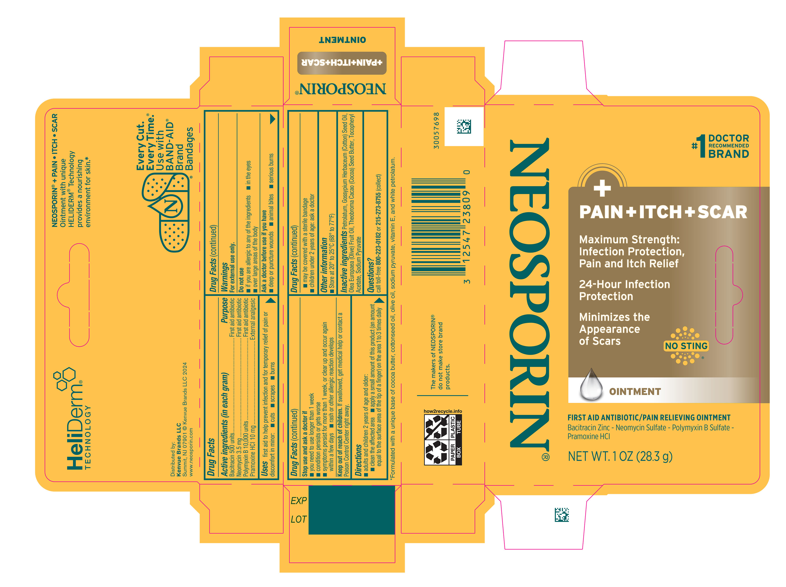 Pill image for Neosporin Plus Pain Itch Scar First Ointment