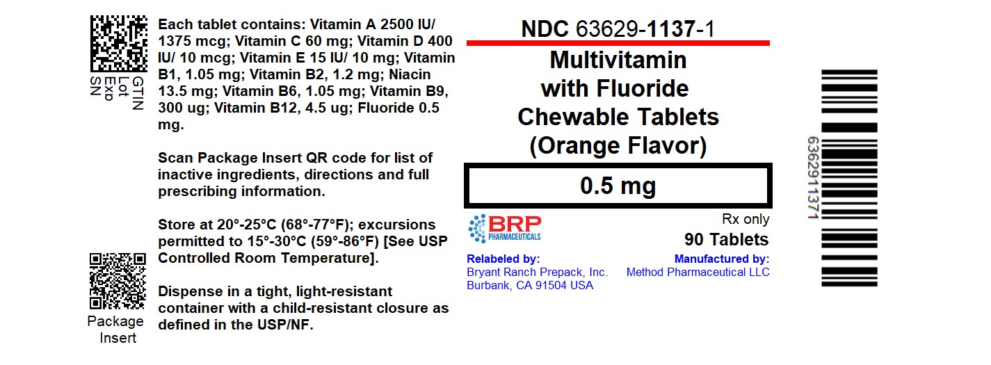 Pill image for Multivitamin With Fluoride 0_5 Mg