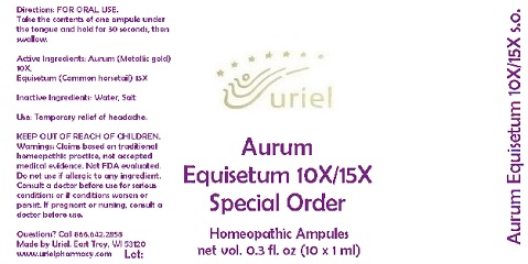 Pill image for Aurum Equisetum 10/15 Special Order