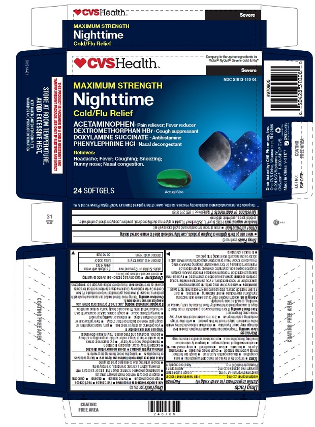 Pill image for Maximum Strength Nighttime Cold/flu Relief