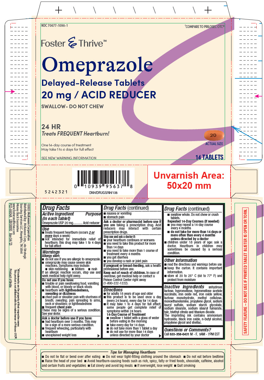 Pill image for Omeprazole Delayed-release Tablets, 20 Mg
