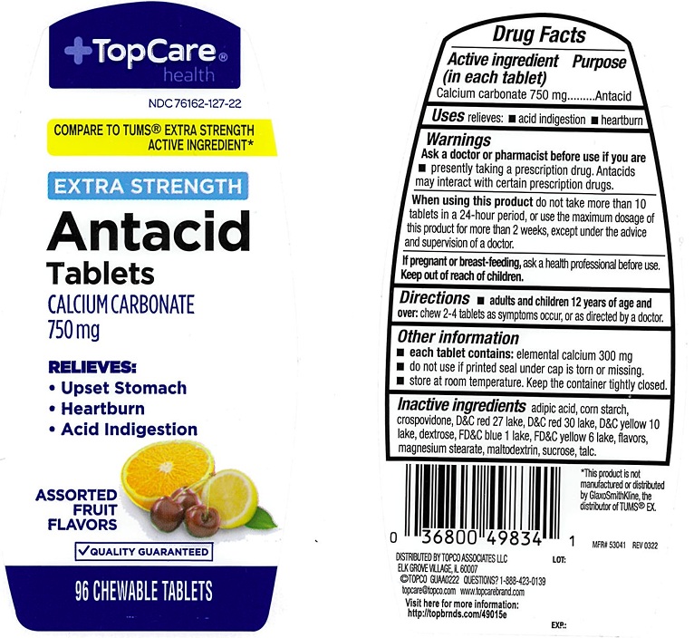 Pill image for Topcare Extra Strength Antacid Assorted Fruit