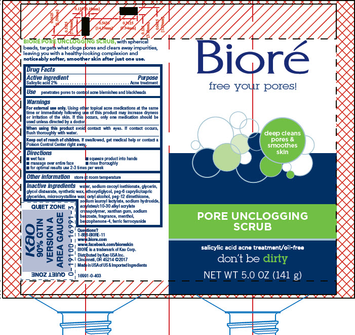 Pill image for Biore Pore Unclogging Scrub