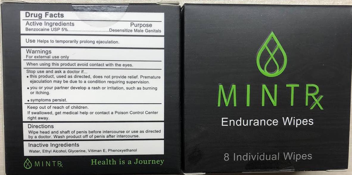 Pill image for Mint Rx Endurance Wipes