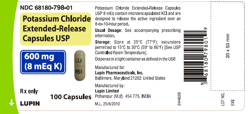 Pill image for Potassium Chloride Extended-release Capsules Usp, 600 Mg (8meq K) And 750 Mg (10 Meq K)