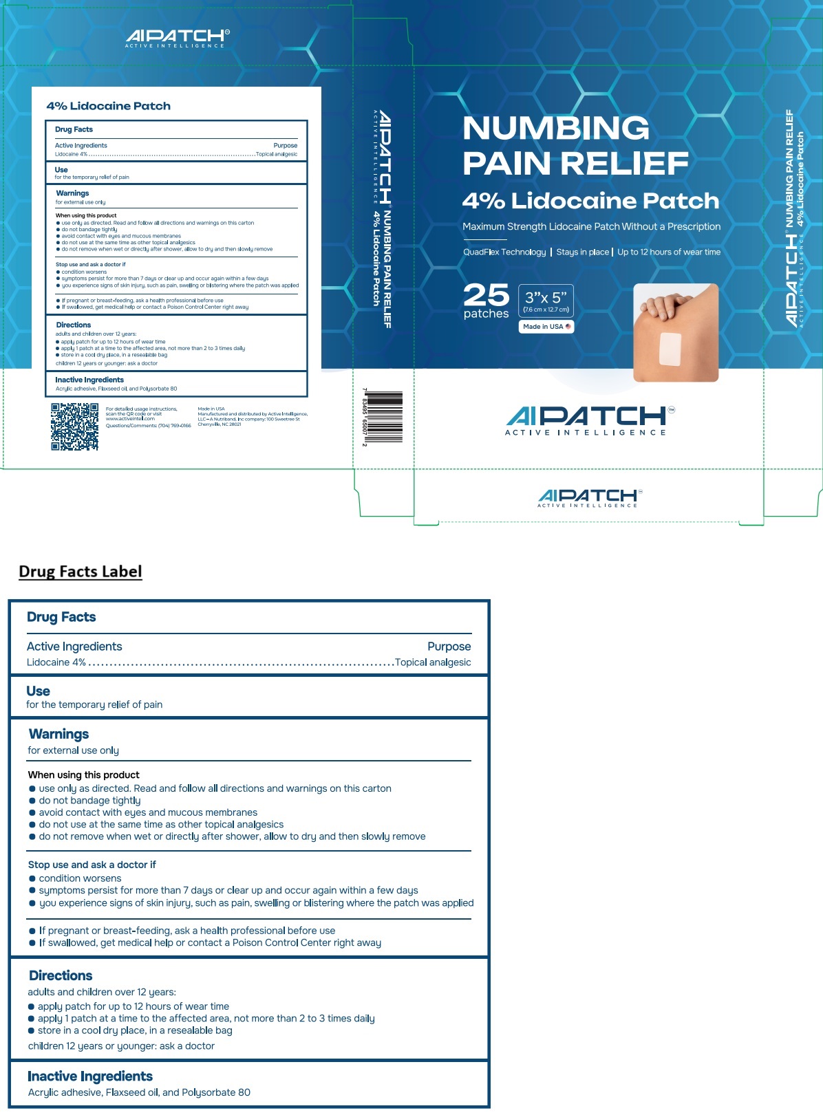 Pill image for Aipatch numbing Pain Relief patch