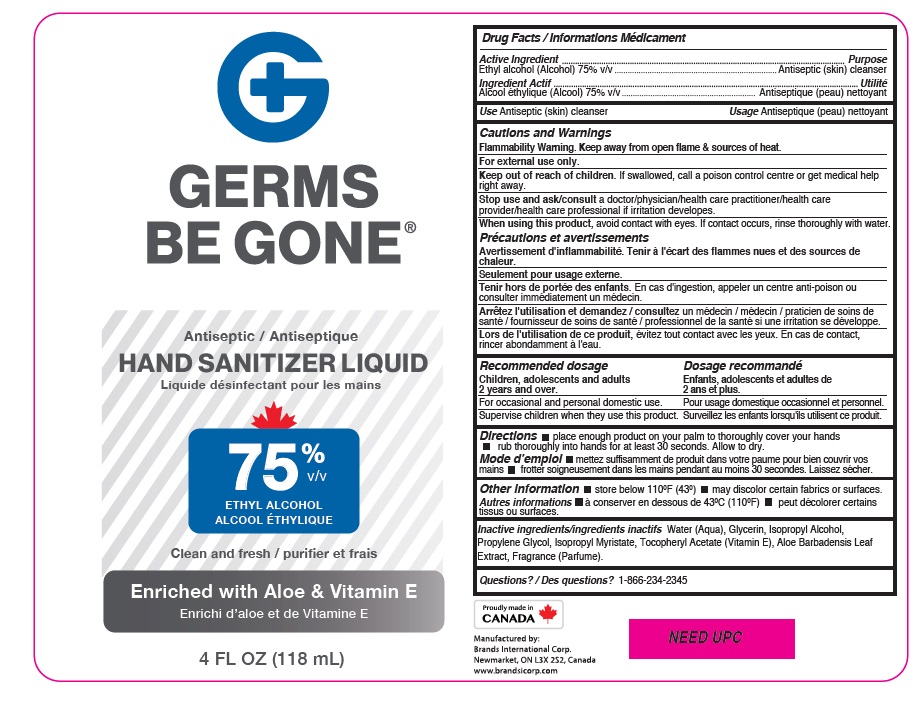 Pill image for Germs Be Gone Hand Sanitizer