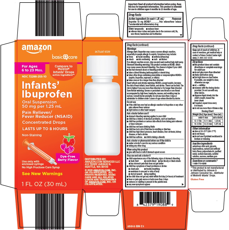 Pill image for Amazon Infants’ Ibuprofen Drug Facts