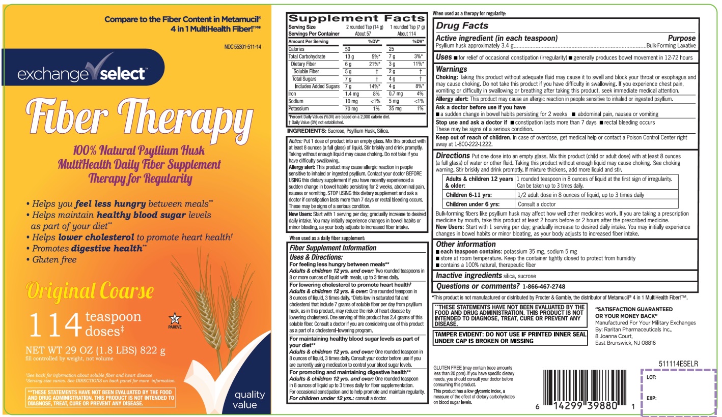 Pill image for 100% Natural Psyllium Husk Original Coarse 114 Teaspoons