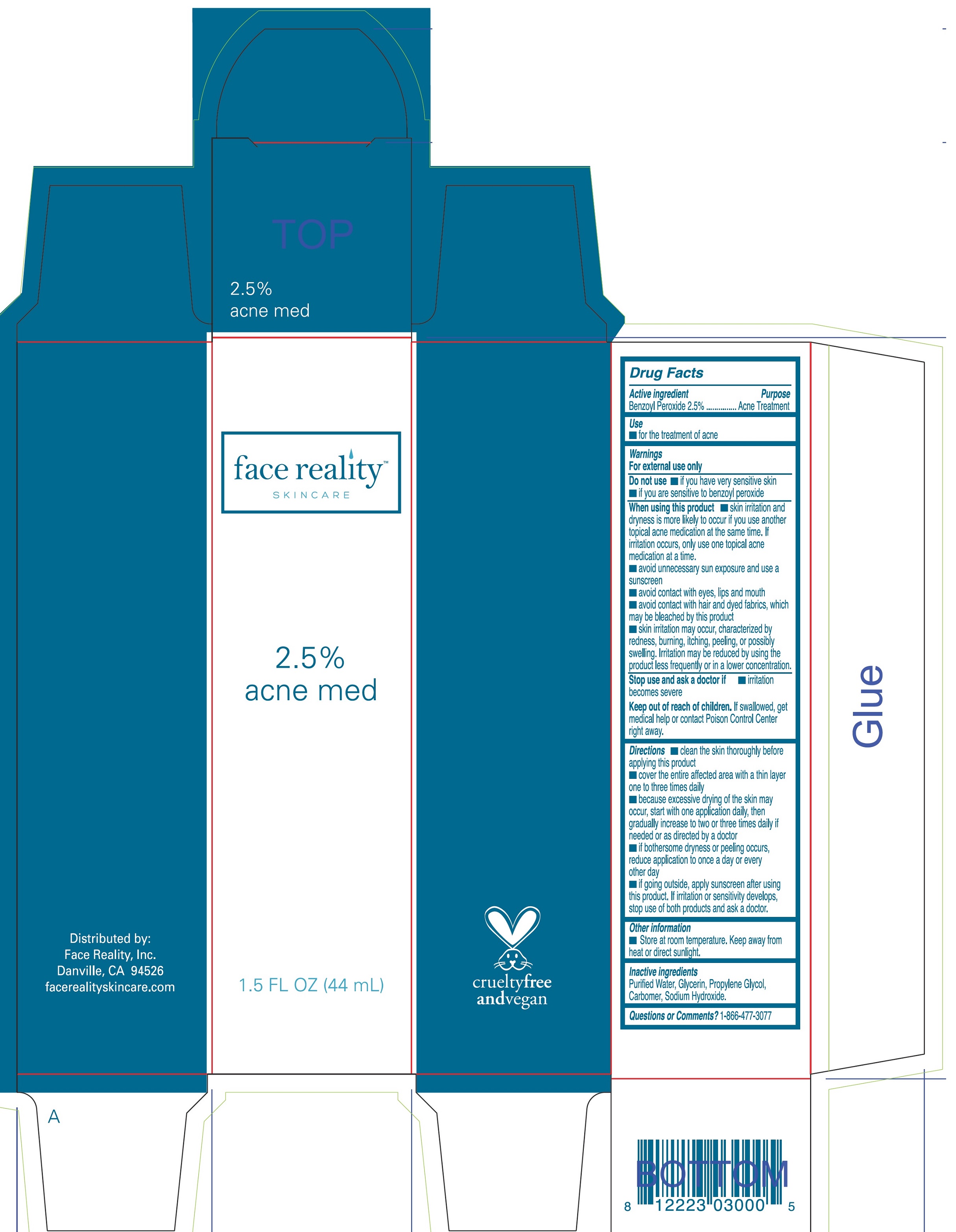 Pill image for 2.5 % Acne Med