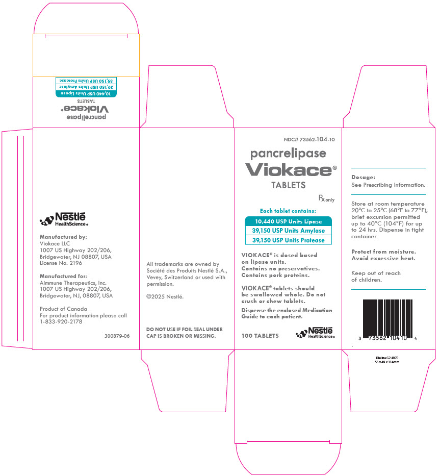 Pill image for These Highlights Do Not Include All The Information Needed To Use Viokace Safely And Effectively. See Full Prescribing Information For Viokace