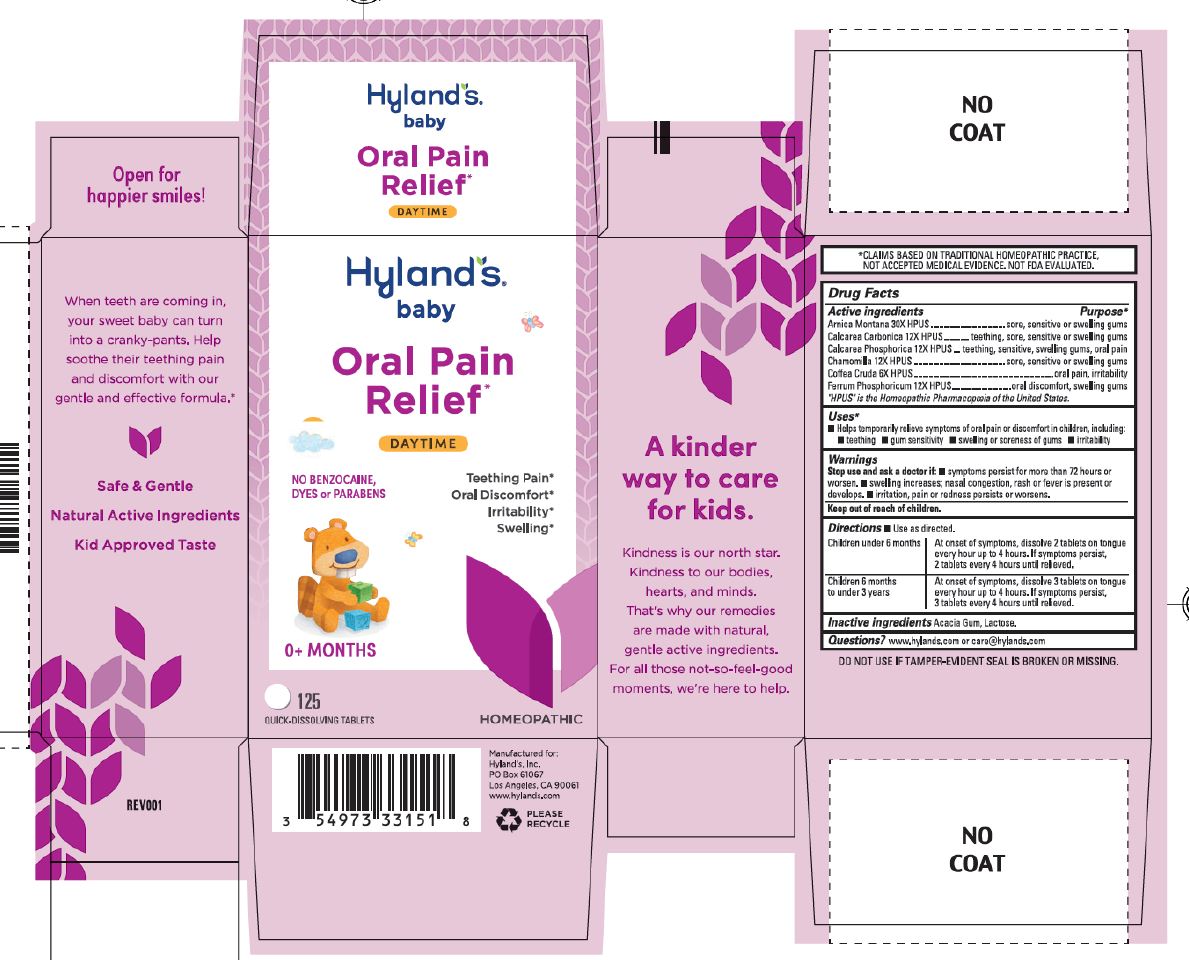 Pill image for Hyland's Naturals Baby Oral Pain Relief Daytime