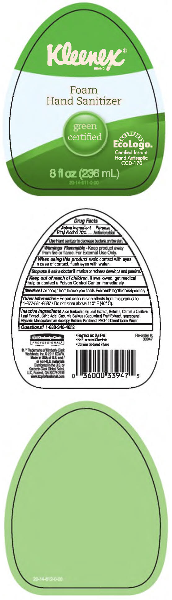 Pill image for Kleenex Foam Hand Sanitizer, Green Certified