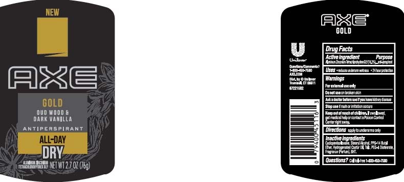 Pill image for Axe Gold Oud Wood And Dark Vanilla Antiperspirant