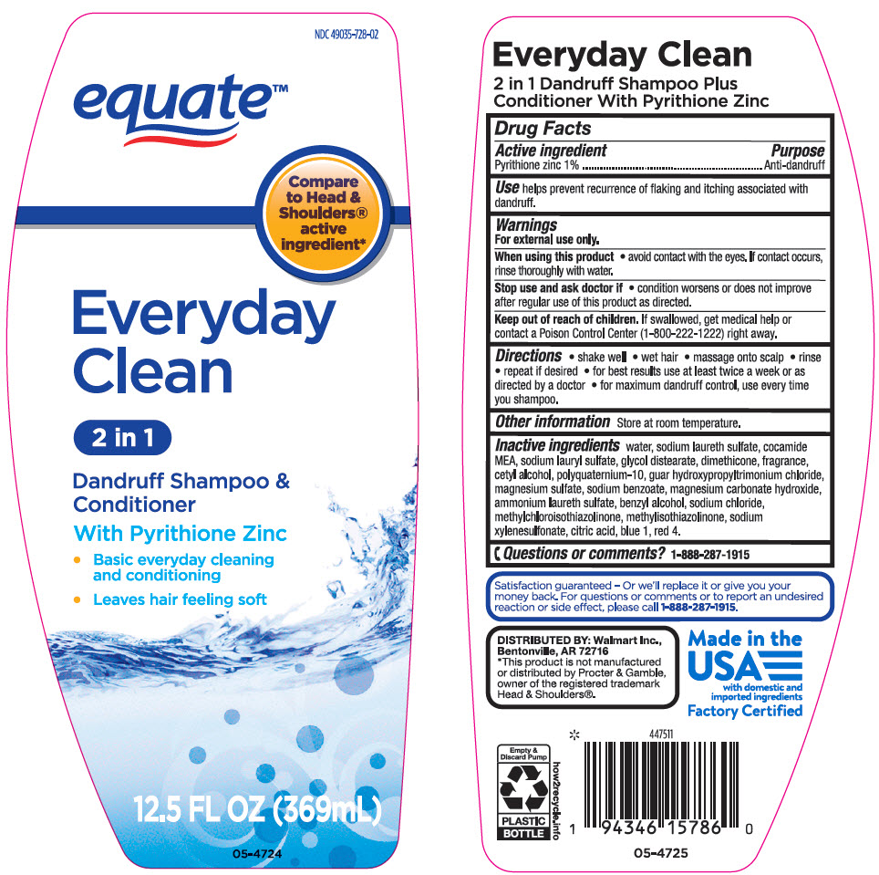 Pill image for Equate™ Everyday Clean 2 In 1 Dandruff Sh & Cond