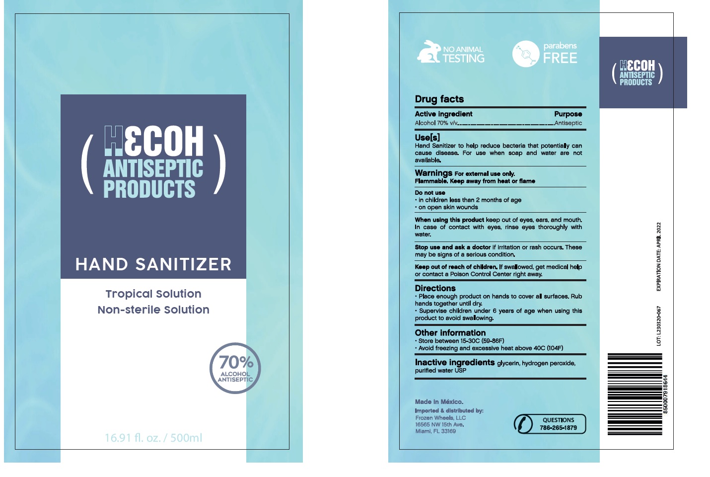 Pill image for (hecoh Antiseptic Products) Hand Sanitizer