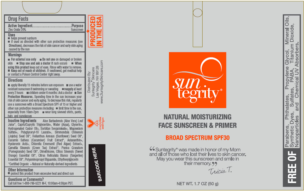 Pill image for natural moisturizing face sunscreen & primer