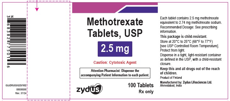 Pill image for Methotrexate Tablet, Usp