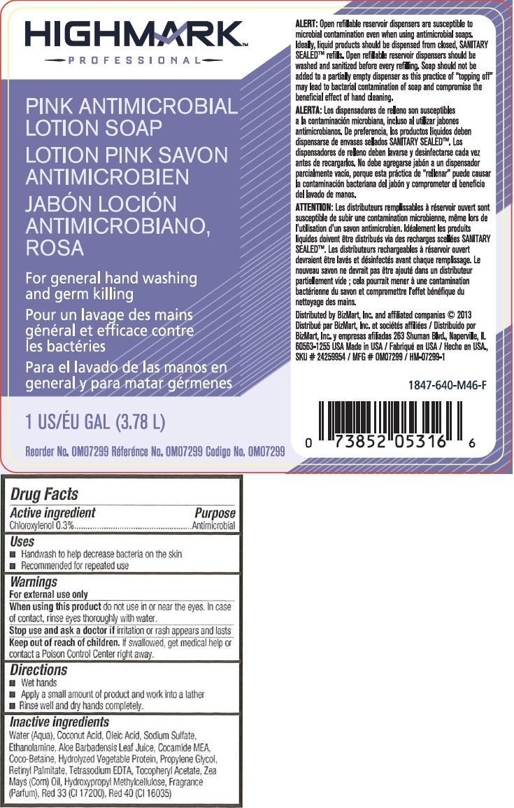 Pill image for High Mark Professional Pink Antimicrobial Lotion Soap