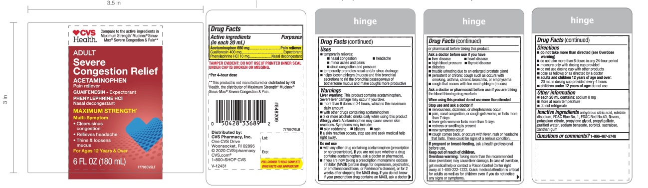 Pill image for Cvs Severe Congestion Maximum Strength