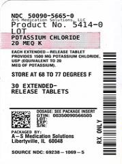 Pill image for Potassium Chloride Extended-release Tablets, Usp