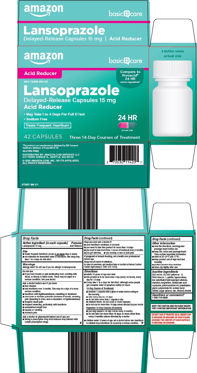 Pill image for Amazon Lansoprazole Drug Facts