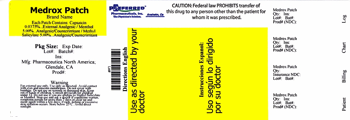 Pill image for Medrox Patch