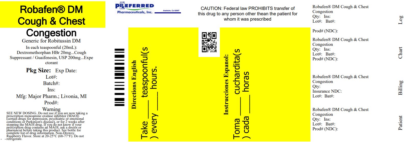 Pill image for Major Pharmaceuticals Robafen®