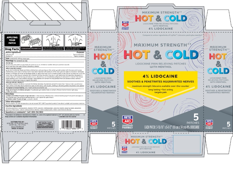 Pill image for Hot And Cold Lidocaine With Menthol Patch