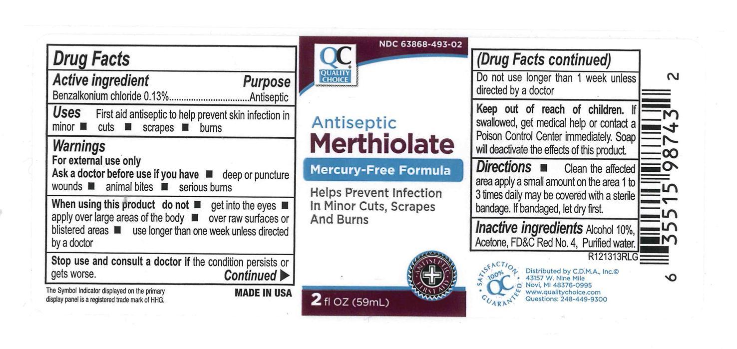 Pill image for Quality Choice Merthiolate