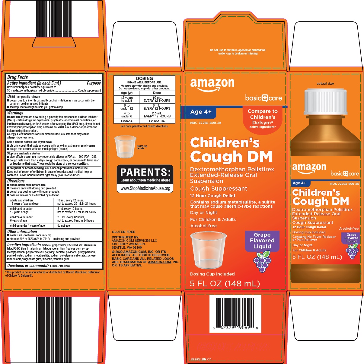 Pill image for Amazon Children’s Cough Dm Drug Facts