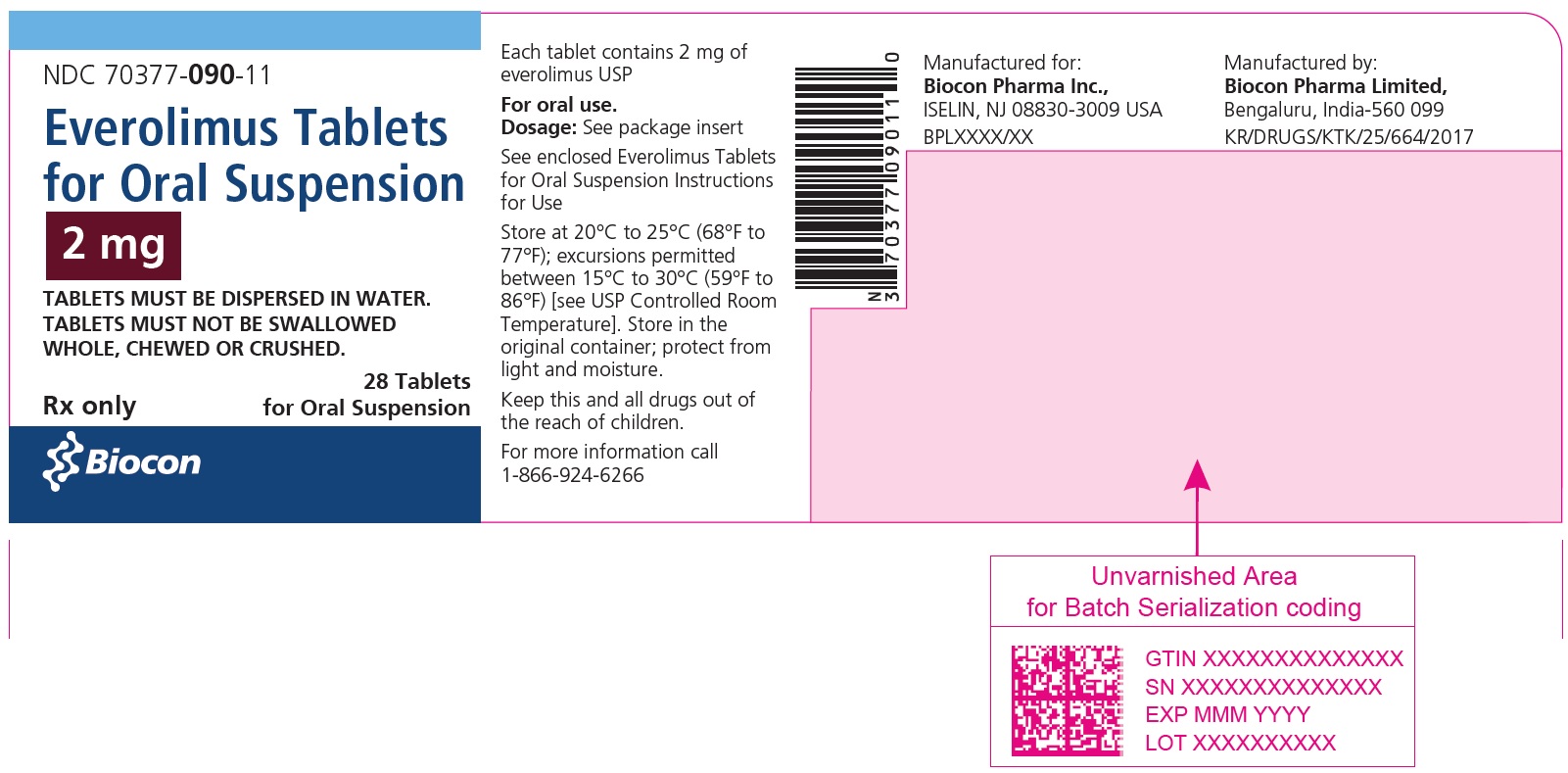 Pill image for These Highlights Do Not Include All The Information Needed To Use Everolimus Tablets For Oral Suspension