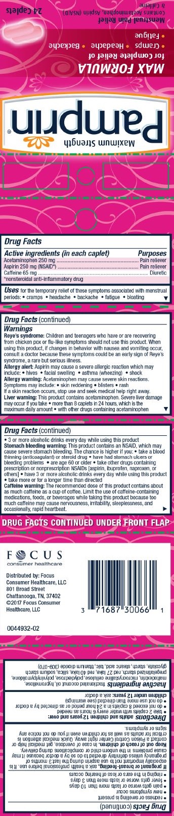 Pill image for Pamprin Max Menstrual Pain Relief