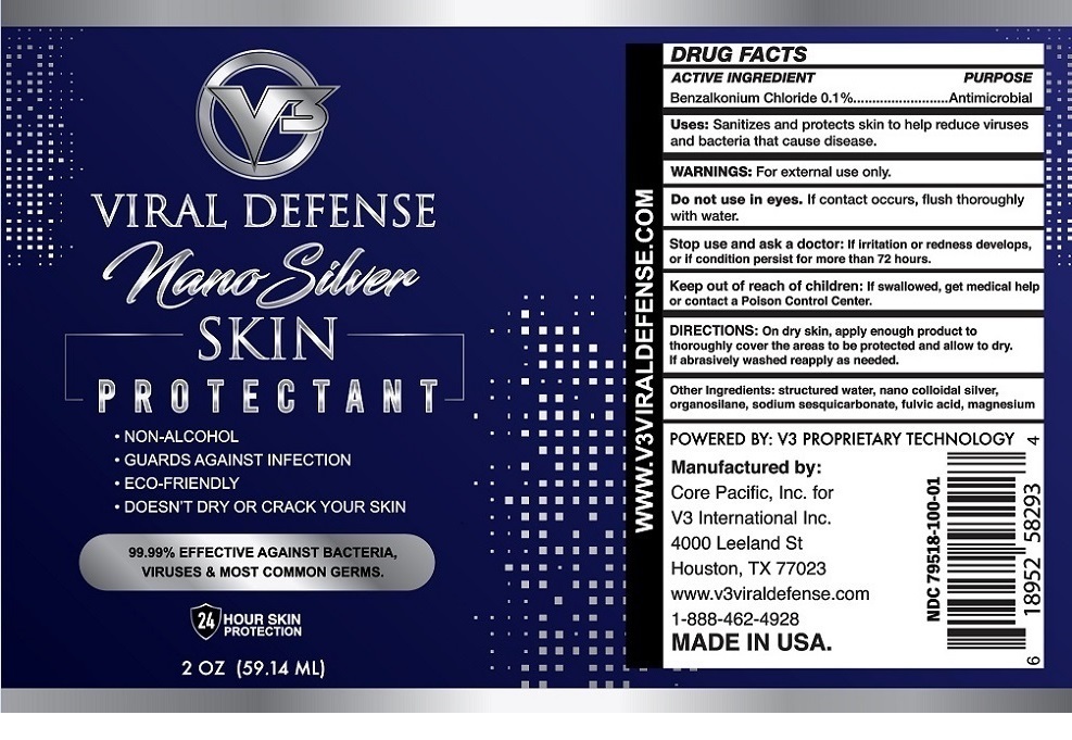 Pill image for V3 Viral Defense Nano Silver Skin Protectant