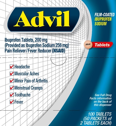 Pill image for Advil Ibu Sodium Ndc 0573-0133, 0573-0134