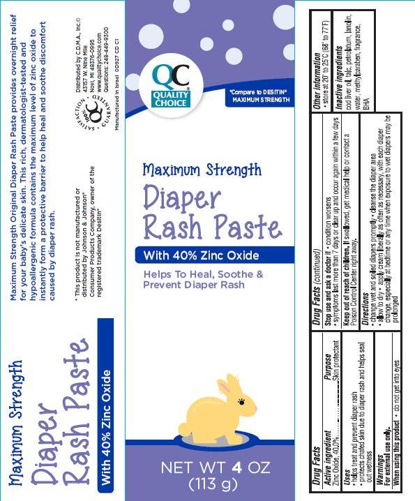 Pill image for Maximum Strength Diaper Rash Paste