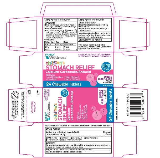 Pill image for Kids Antacid Tablets 24 Chewable Tablets
