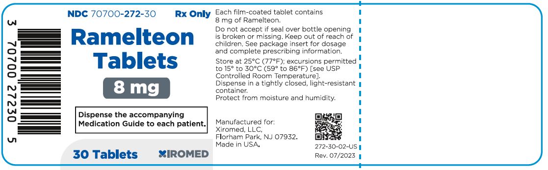 Pill image for These Highlights Do Not Include All The Information Needed To Use Ramelteon Tablets Safely And Effectively. See Full Prescribing Information For Ramelteon Tablets.