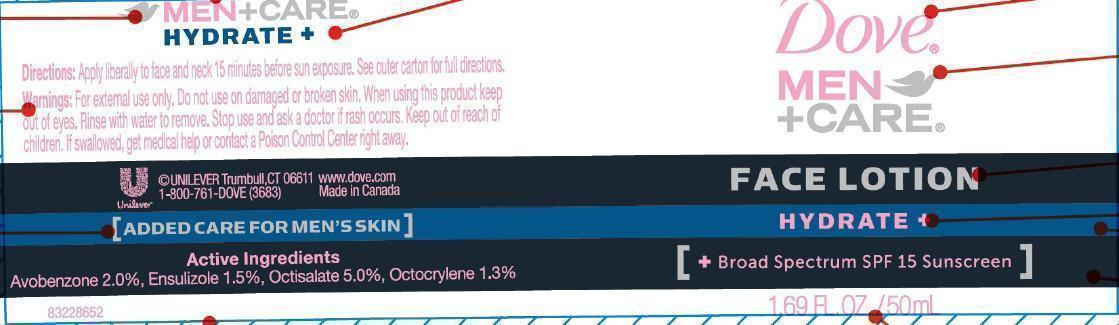 Pill image for Dove Men Plus Care Hydrate Face Lotion Spf 15