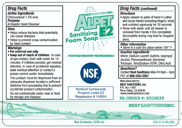 Pill image for Alpet E2 Sanitizing Foam Soap 59900-208