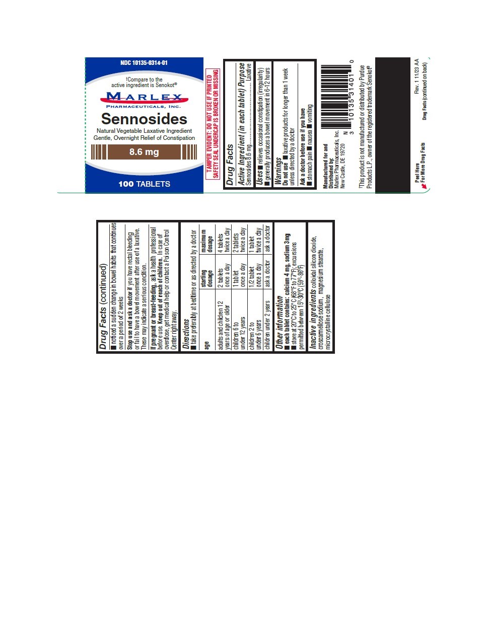 Pill image for Sennosides