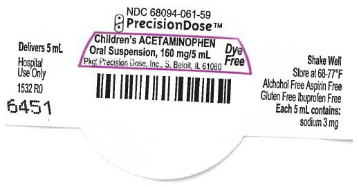 Pill image for dye free children's acetaminophen